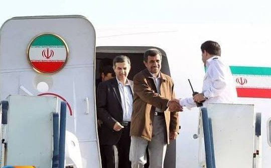 حضور احمدی نژاد در اکسپو دبی