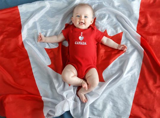 اخذ اقامت کانادا از طریق تولد فرزند