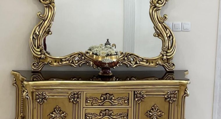 آینه کنسول سلطنتی منبت مدل ژاکلین